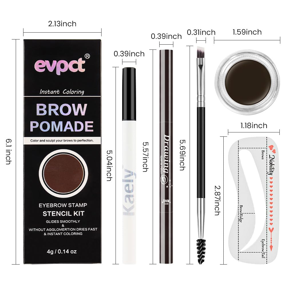 Gabarits sourcils evpct dix modèles pour différentes formes.
