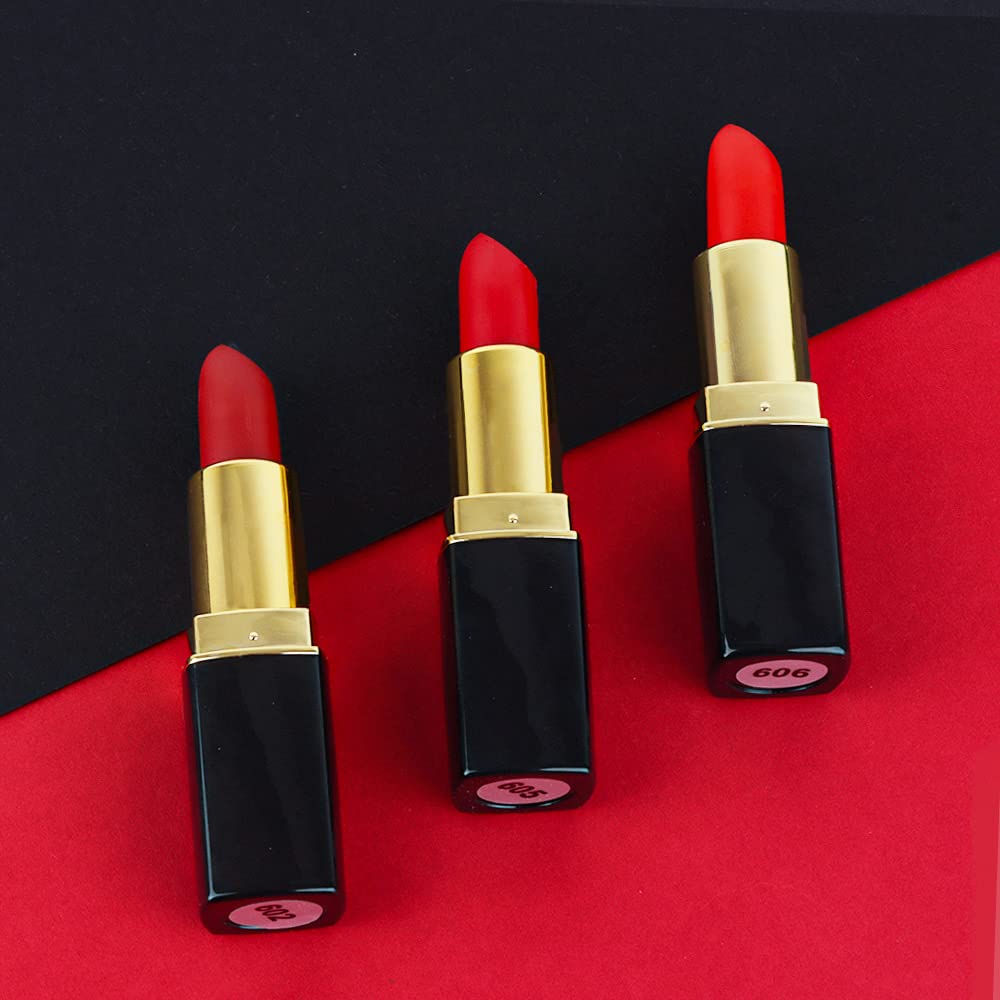 evpct idee cadeau ideale rouge matte 3pcs pour celebrations.
