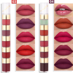 evpct longue duree non-transfer rouge alevres matte: Finition mate qui ne transfère pas.