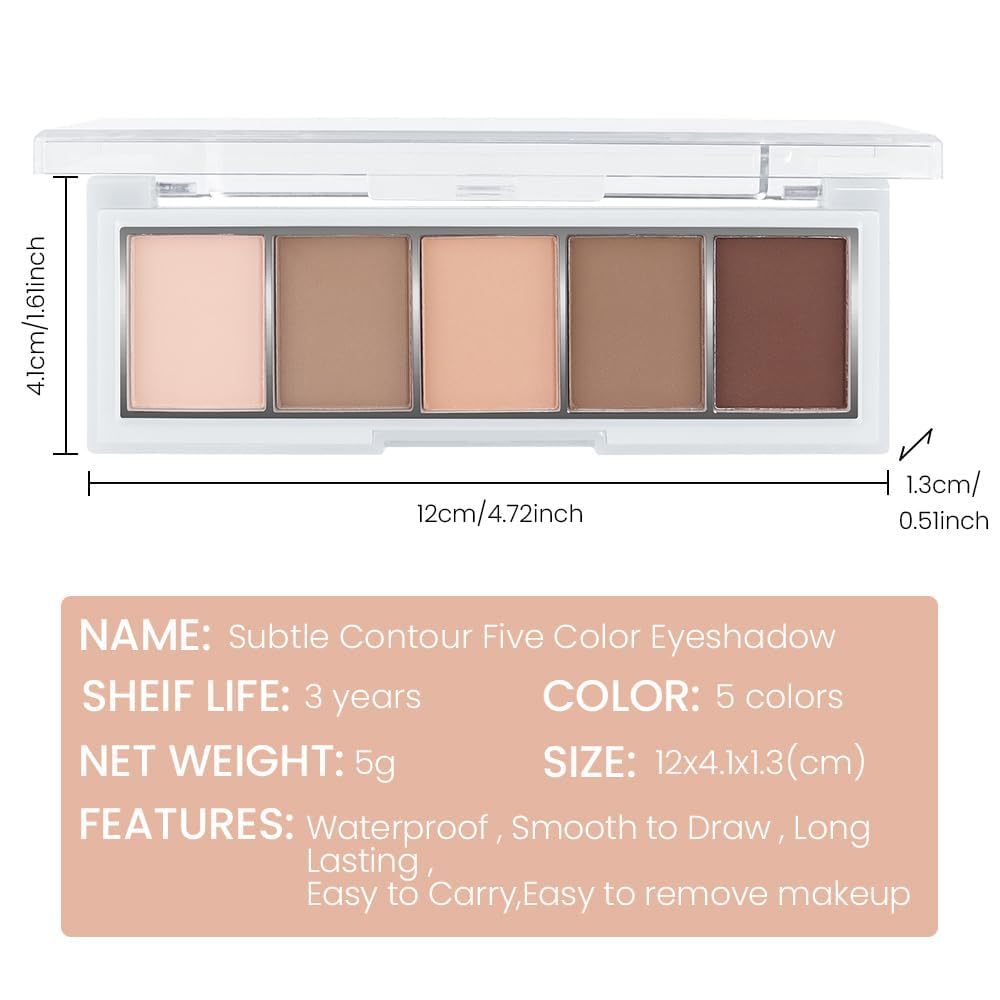 Mini palette evpct ombre creme, teinte lumineuse pour éclairer le regard.