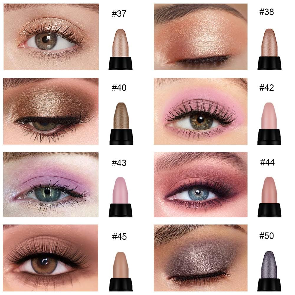 Crayon evpct ombre yeux rose-or lueur pour paupières lumineuses.