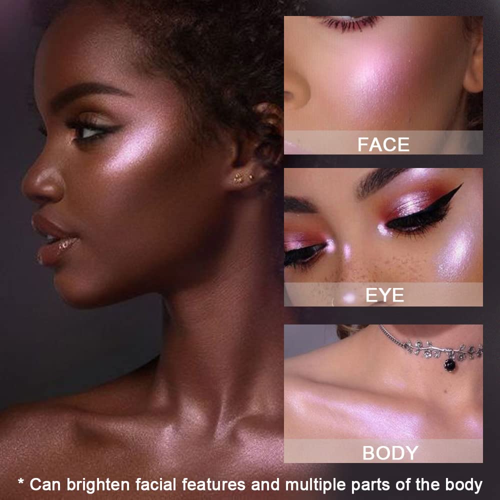 Ombre evpct lumineuse pour les yeux, éclat irisé durable et facile à estomper