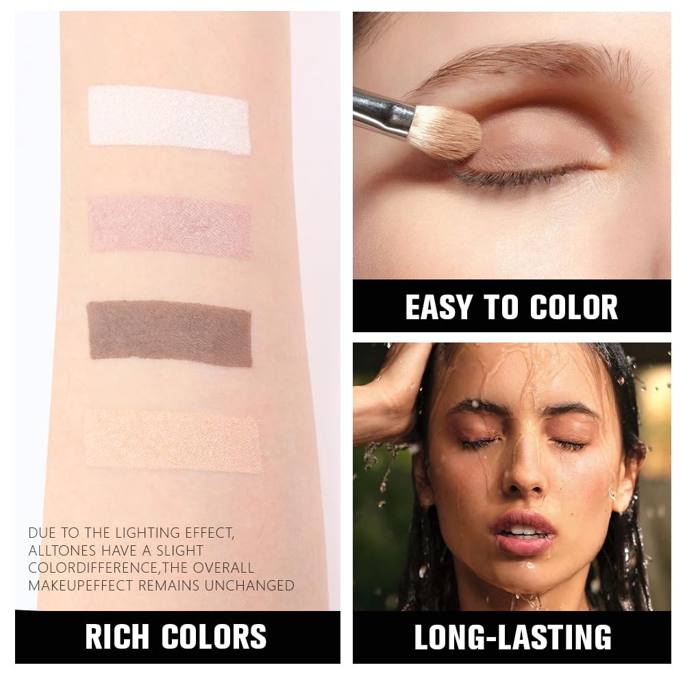evpct palette ombres métallisée pour des reflets lumineux polyvalents.