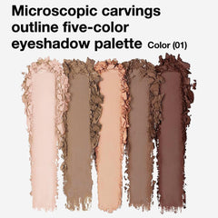 Palette evpct ombre matte brun neutre, nuance polyvalente pour léger contour.