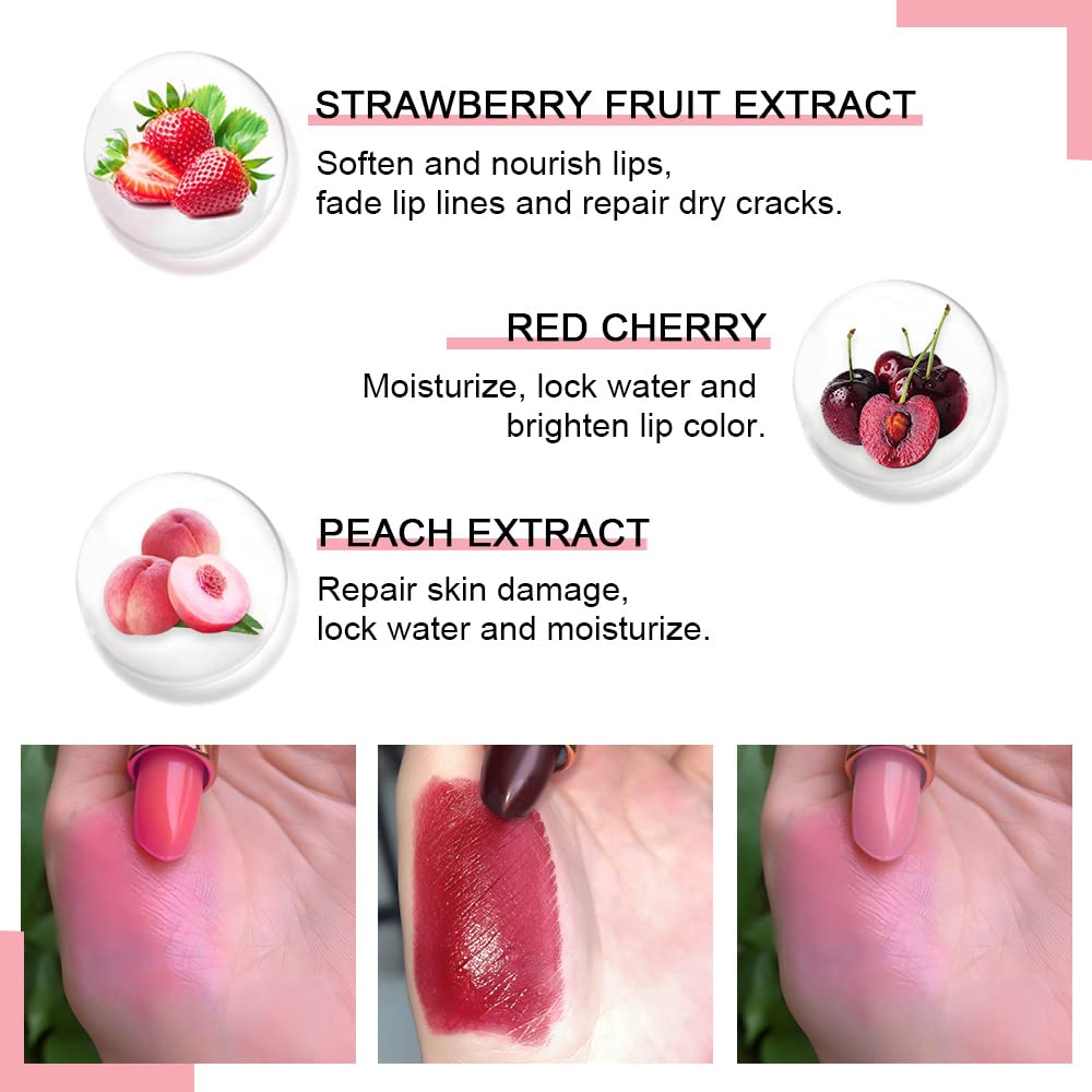 EVPCT rouge a levres changeant fraise nuance fruitée et longue tenue