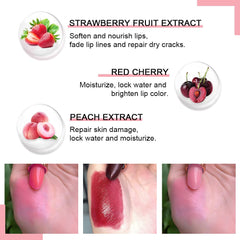 EVPCT rouge a levres changeant fraise nuance fruitée et longue tenue