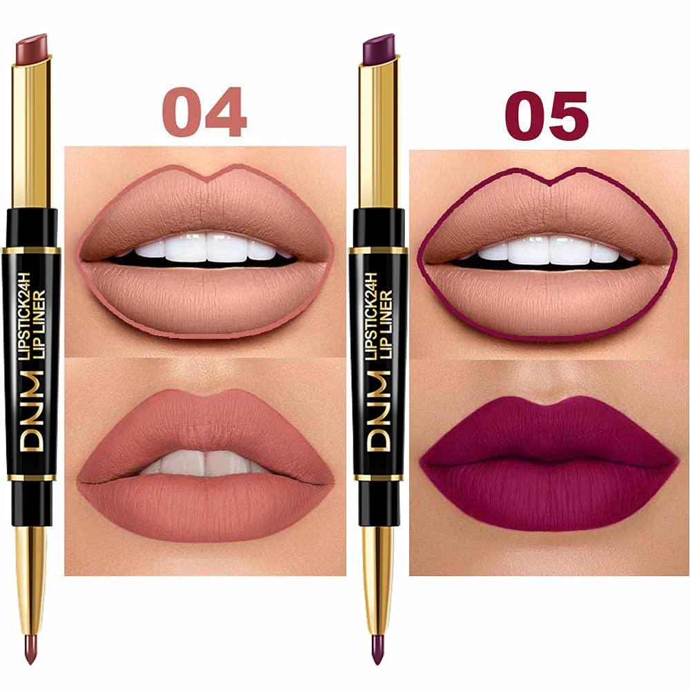 Rouge à lèvres matte Dark Brown Evpct pour une définition efficace.