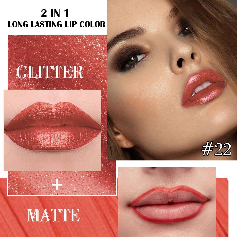 evpct rouge-levres liquide bronze-orange-metallique rendu intense