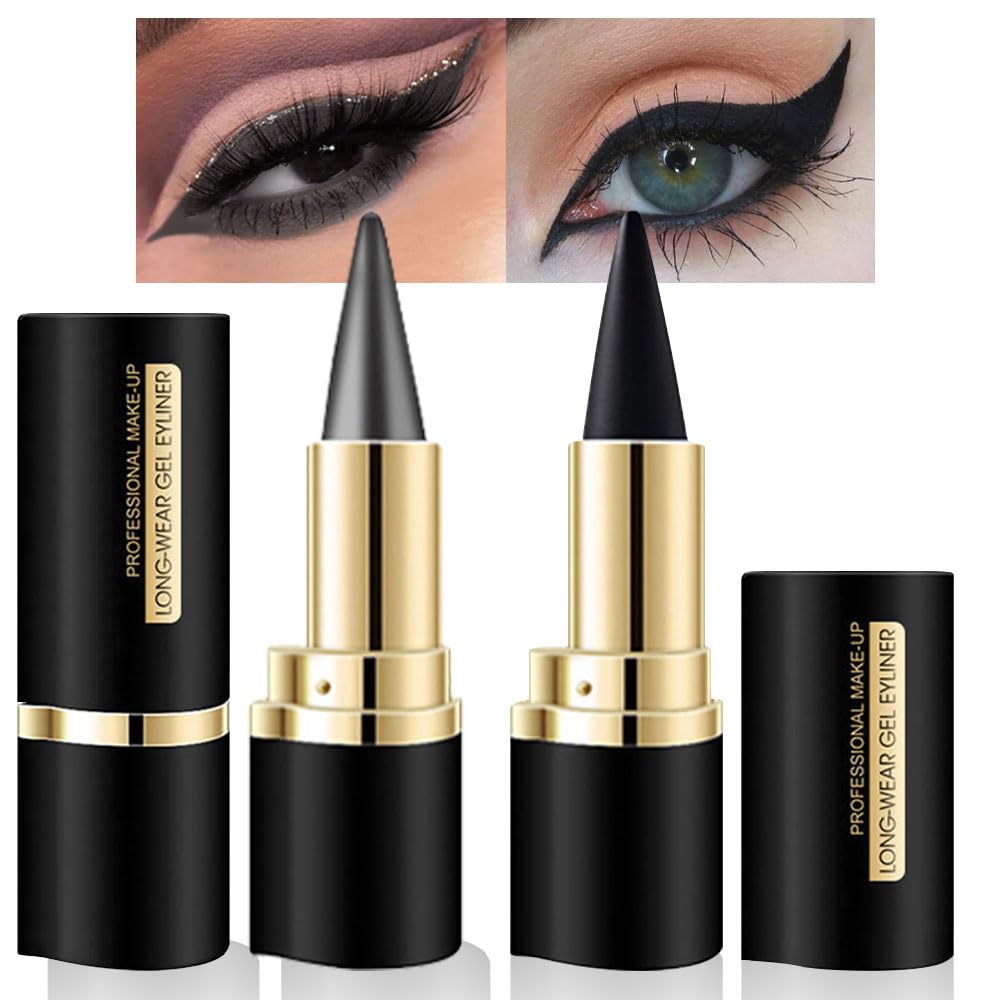 envpct ensemble eyeliner gel noir pour tracé net et longue tenue