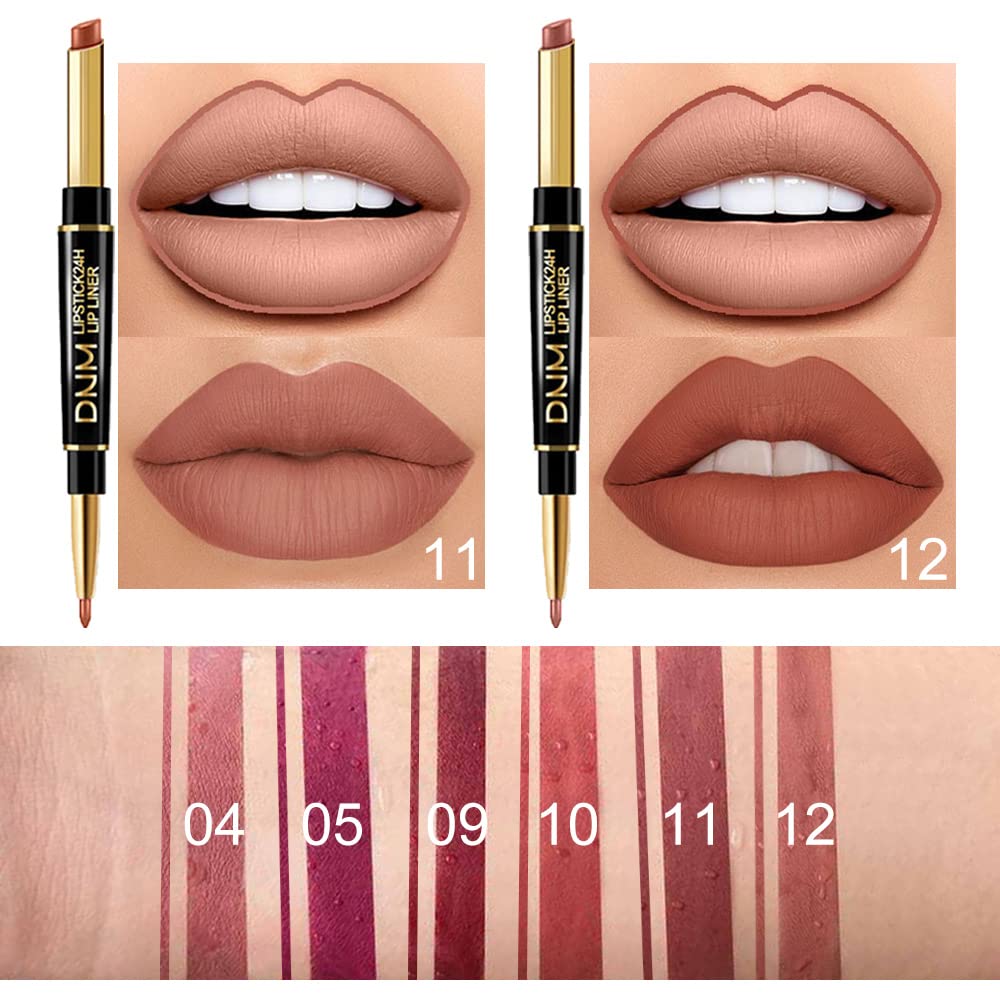 Stylo double embouts Evpct pour dessiner puis remplir les lèvres.