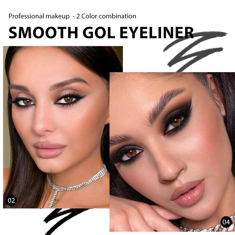 evpct stylo eyeliner gel rotatif pour application précise