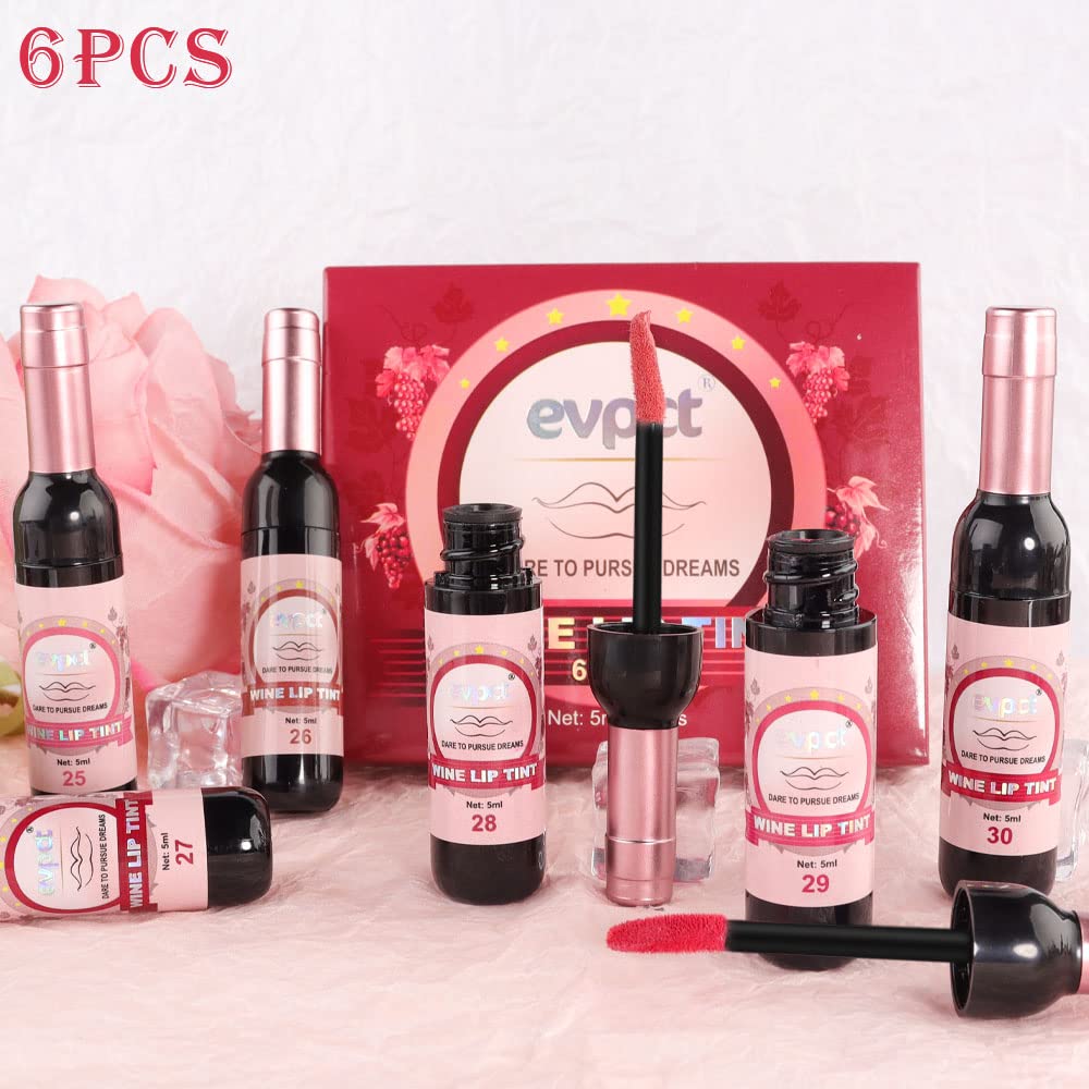 evpct teinte-lèvres-vin coffret cadeau élégant et pratique.