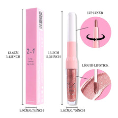 evpct vernis à lèvres rose: fini brillant et éclat subtil.