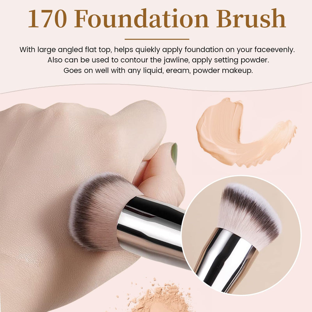 Kit EVRCHGIEA pinceaux maquillage professionnel et polyvalent.
