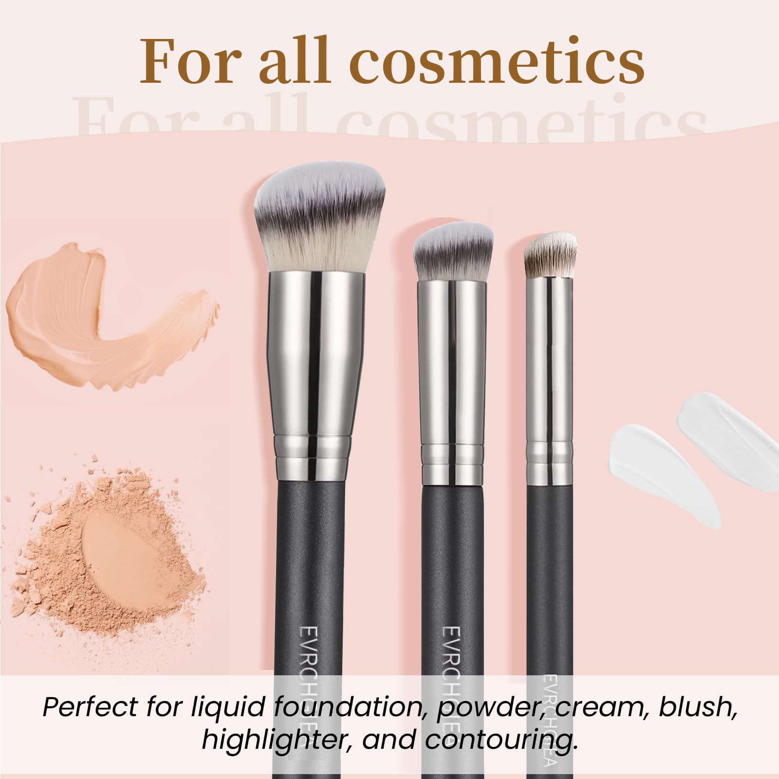 Kit portable EVRCHGIEA pour maquillage en déplacement.