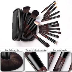 EVRCHGIEA pinceaux maquillage 15 pièces pour teint et yeux