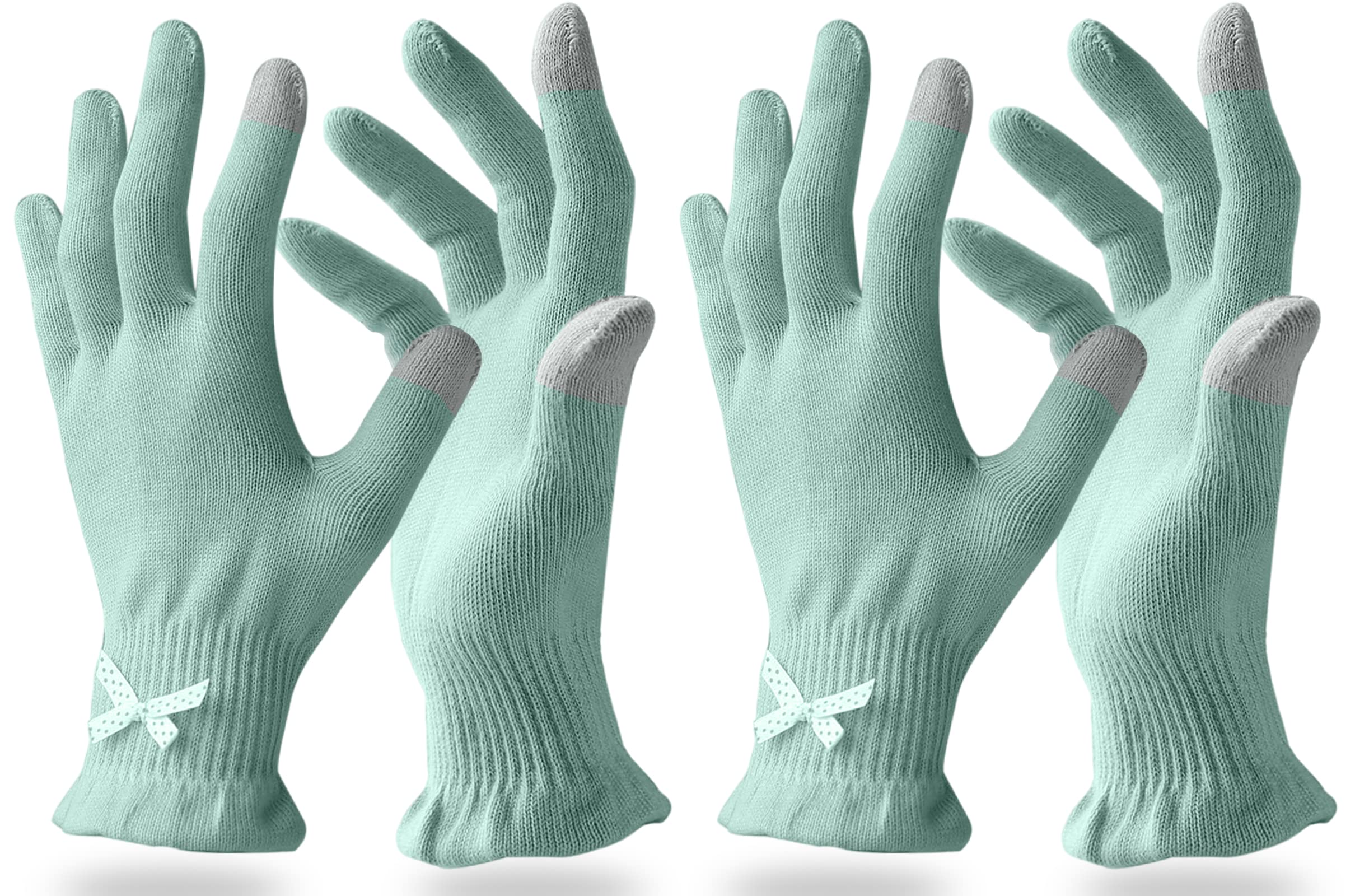 Gants Evridwear contact-ecran: facilitent soin en spa à domicile.