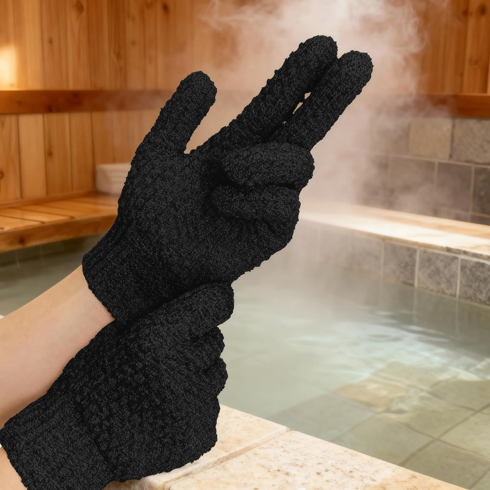 Gants Evridwear noir, paire prête à l'emploi pour toute la famille.