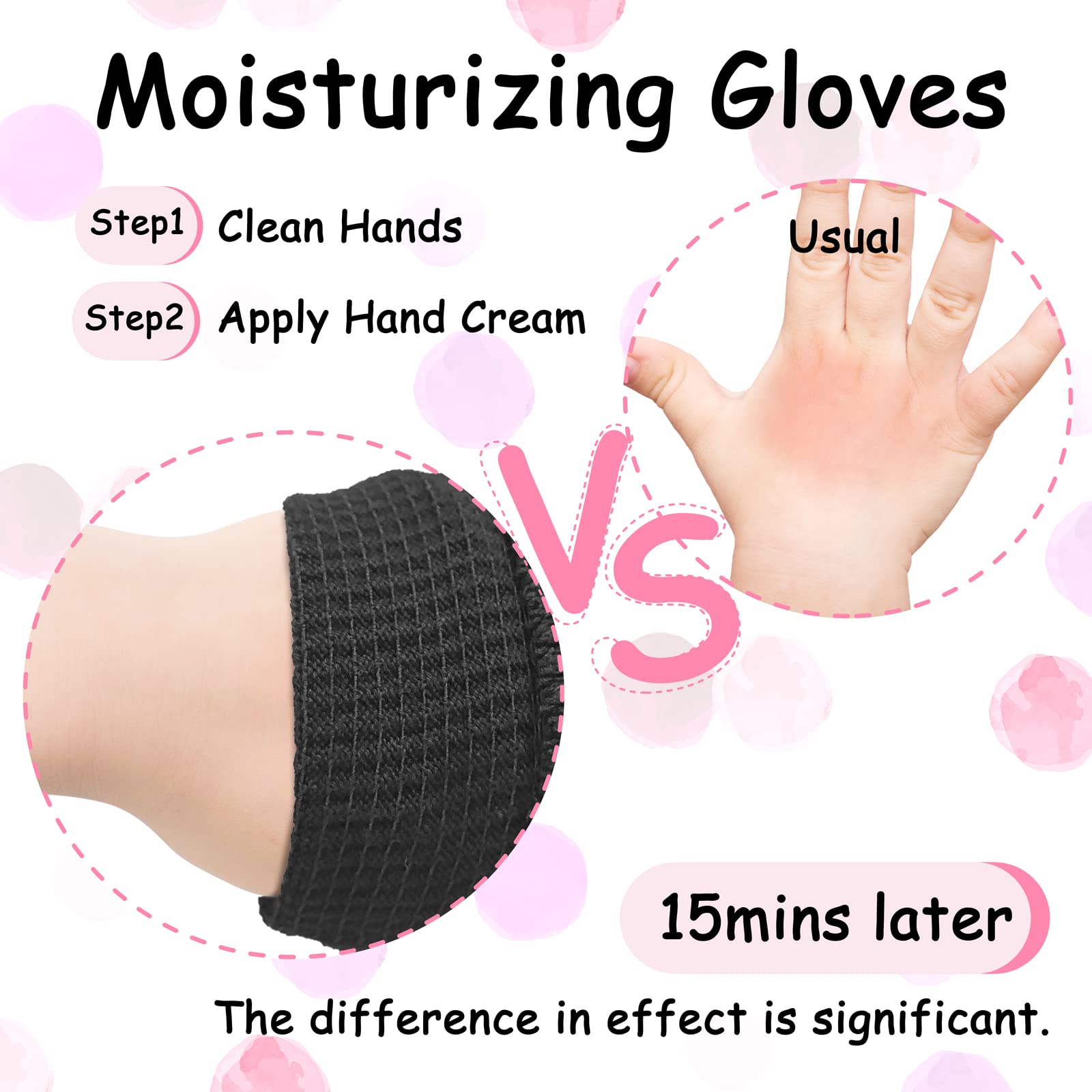Gants Evridwear en coton hypoallergénique pour mains sèches à hydrater.
