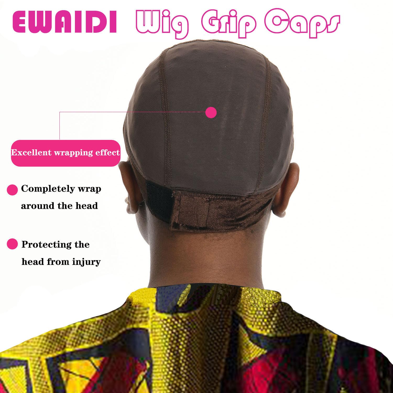 Cap dentelle EWAIDI 4x5 confort des oreilles pour un port prolongé
