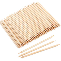 EWVVSS bâtons orange double-face pour pousser cuticules et nettoyer sous les ongles.