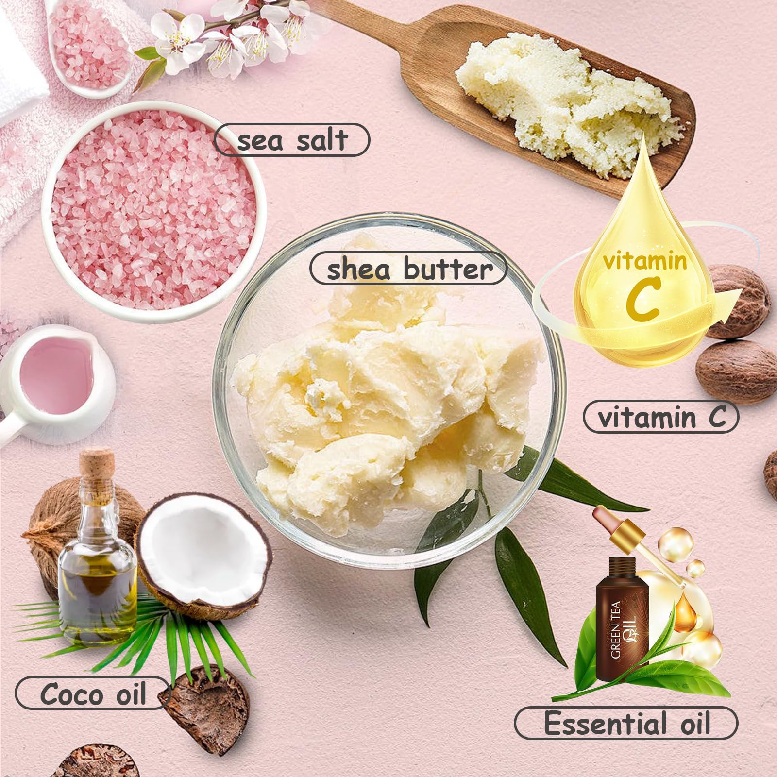 Excalla bath bombs fragrance variety showing 10 scents for personalized spa moments.