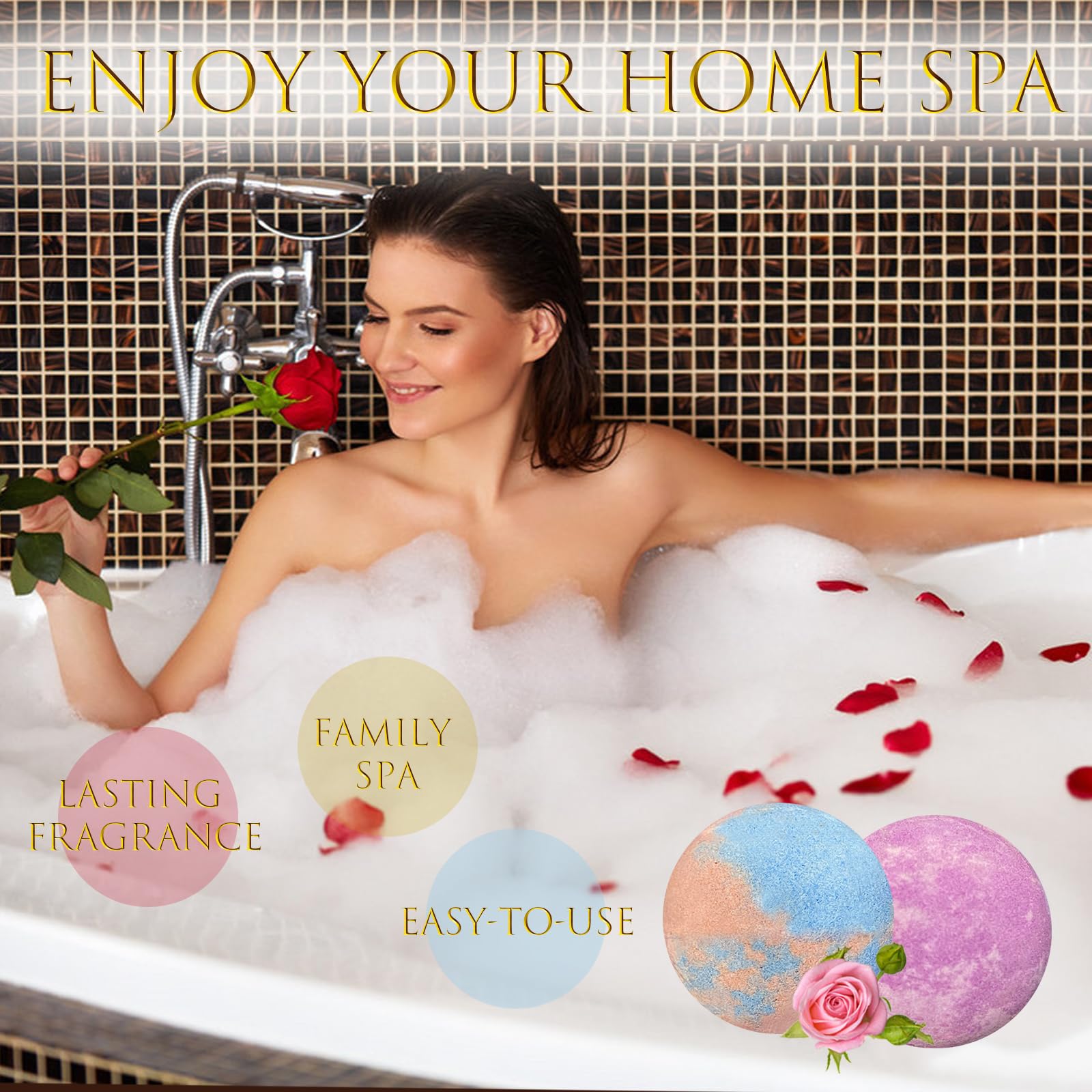 Excalla Bombe de bain Aloe-Sakura – douceur hydratante pour la peau