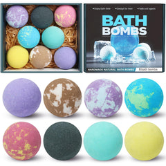 Excalla bombes bain cedre-santal-patchouli liberent un parfum apaisant.