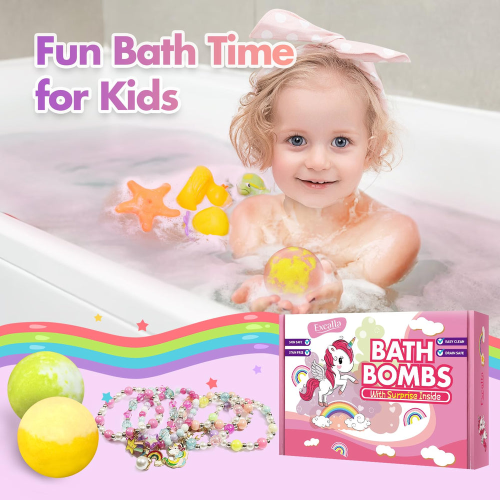 Coffret cadeau Excalla pour enfants: ambiance colorée et parfumée.
