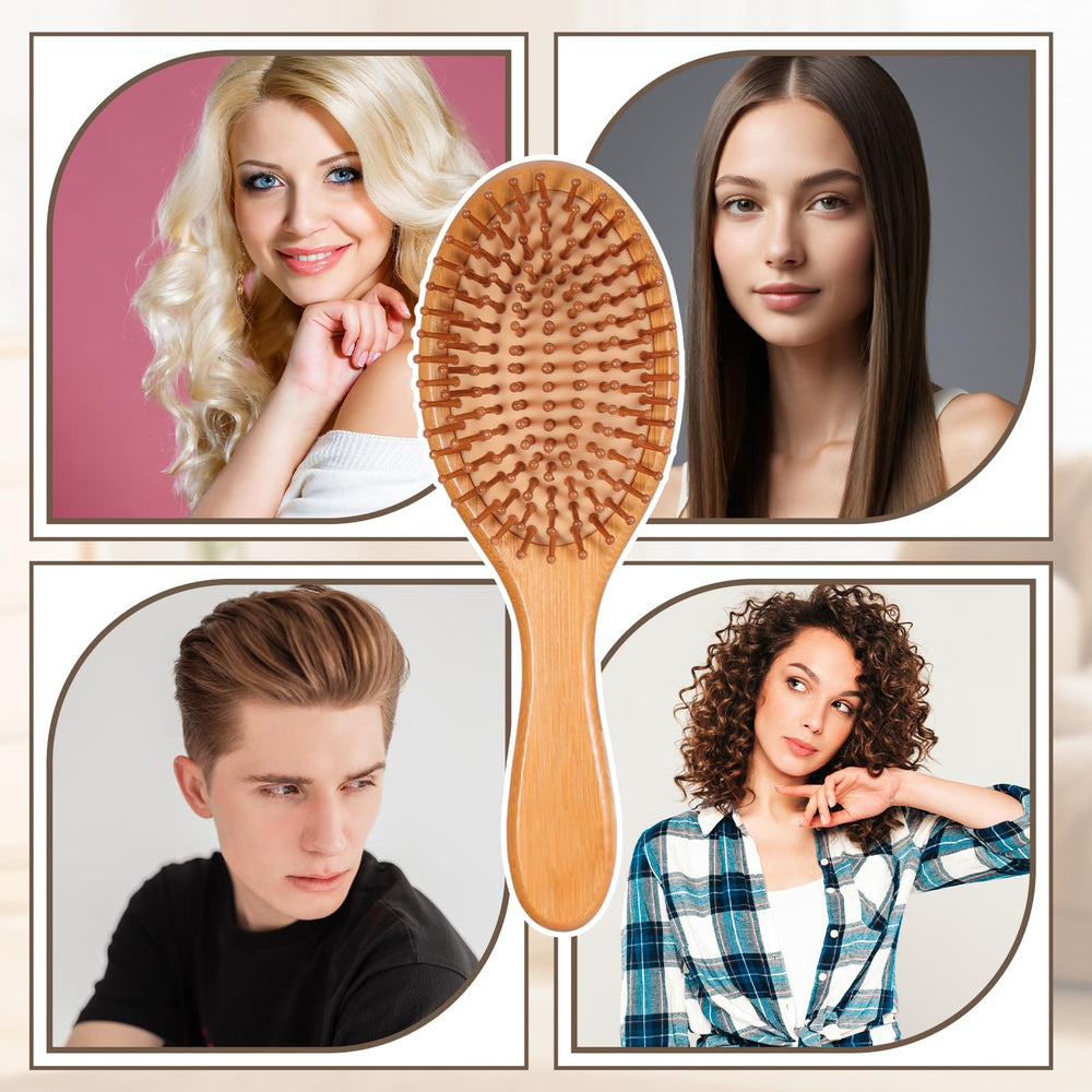 Exclaith brosse-cheveux-bambou-cadeau-idée : cadeau naturel pour tous.