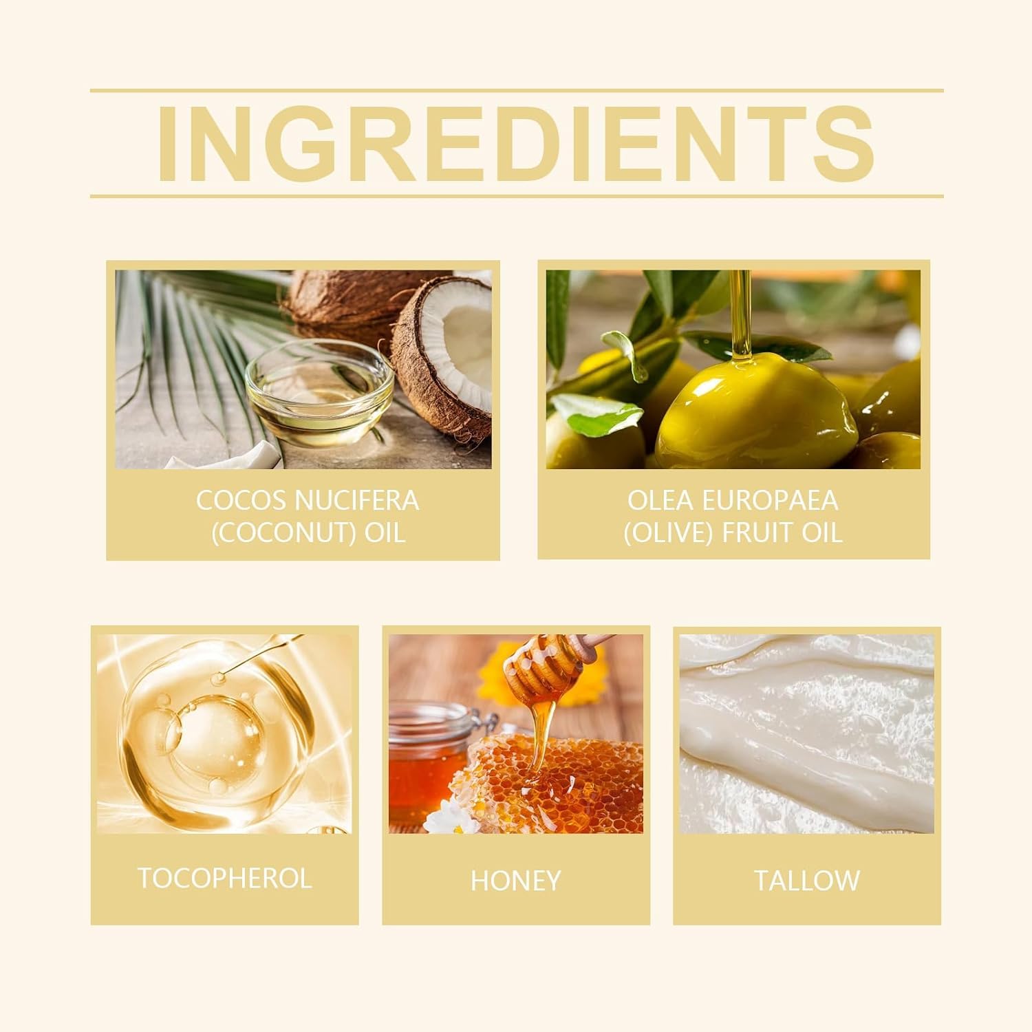 EXGYAN ingrédients naturels: beurre boeuf miel nourrissent la peau