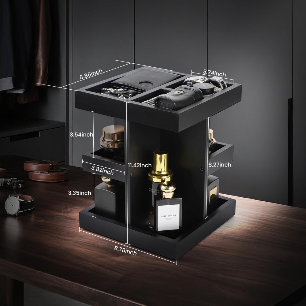 EXIN DECHEN présentoir Cologne pin naturel, design durable.