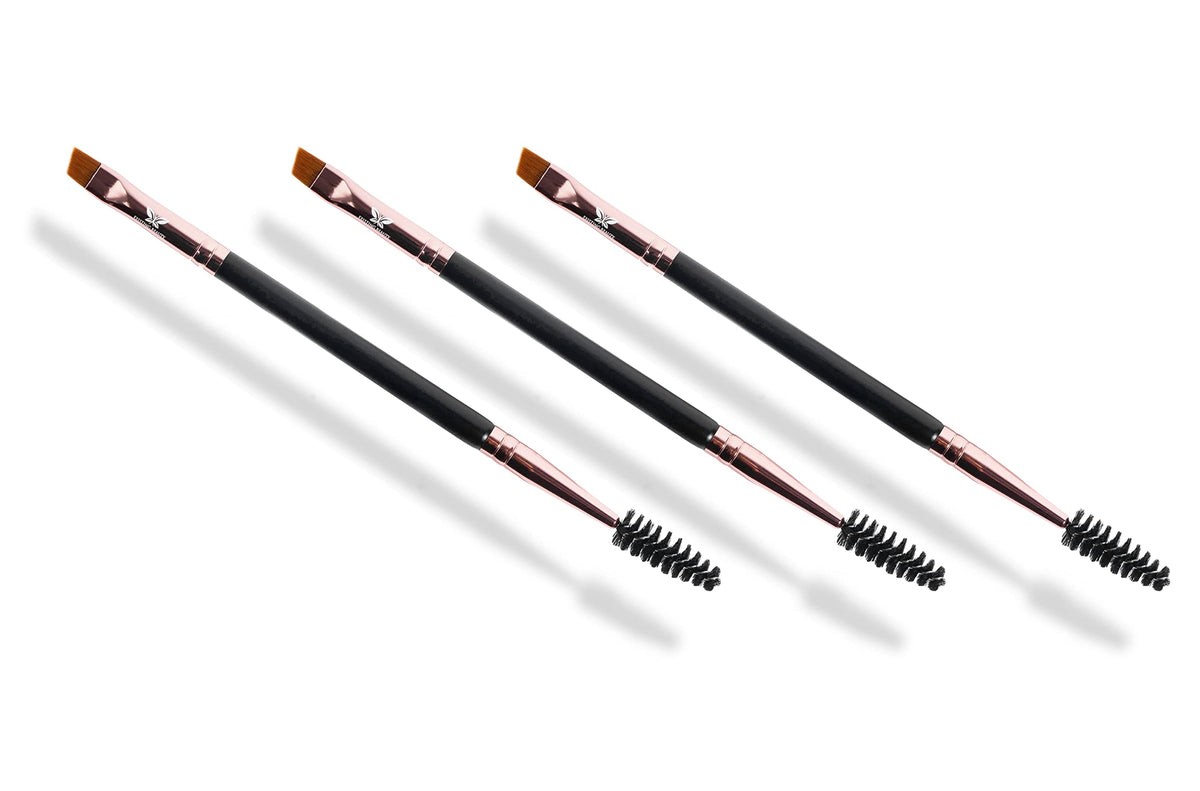 Existing Beauty brosse sourcils duale avec goupillon pour brossage et application précise.