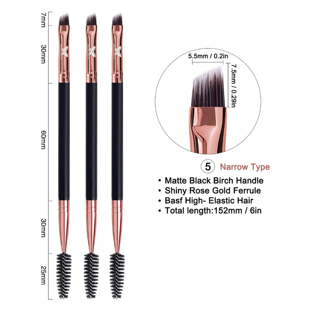 Existing Beauty pinceau anguleux pour henné sourcils offrant des traits nets.