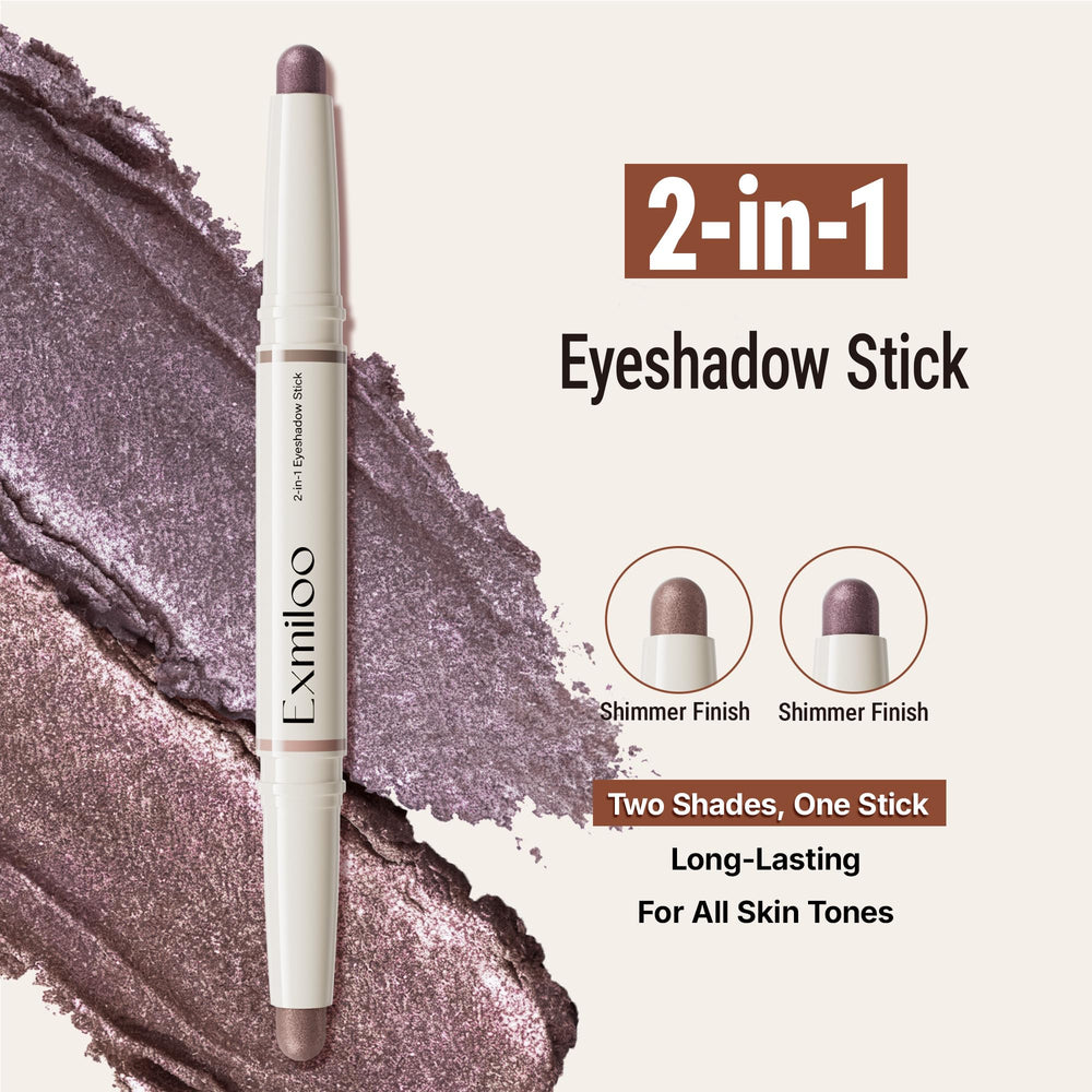Exmiloo embouts doubles pour un dégradé précis sur les yeux Lavande Crépuscule.