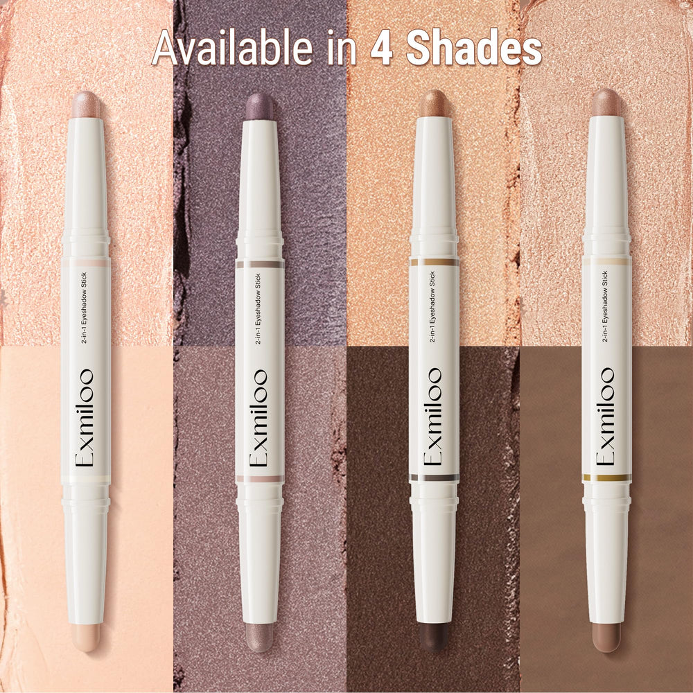 Exmiloo Eyeshadow Stick Sunrise Latte, option vegan pour une beauté sans cruauté.