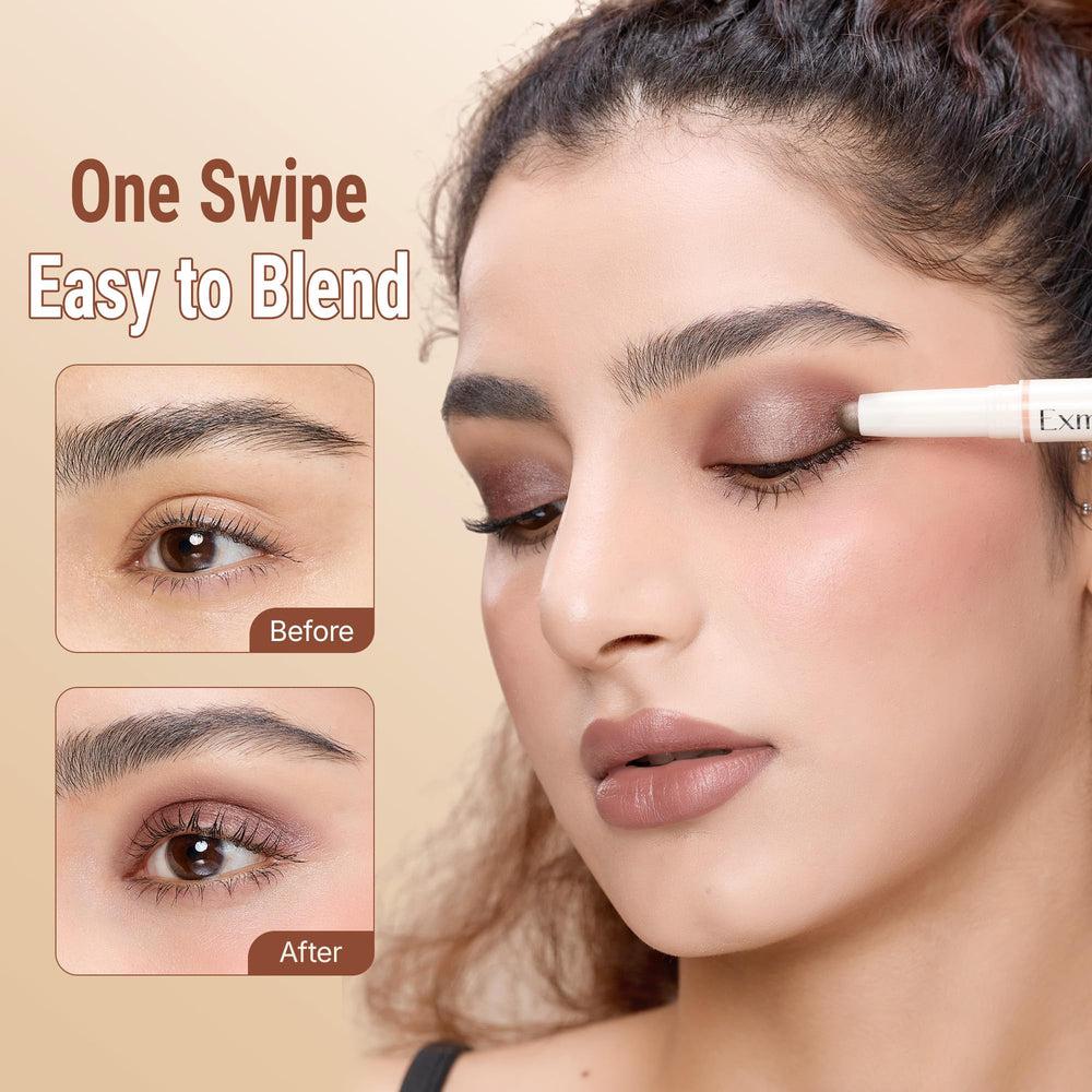 Exmiloo stick yeux mince et compact pratique en Lavande Crépuscule.