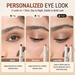 Exmiloo stylo-ombreyeux texture crème: glisse sans paquets.