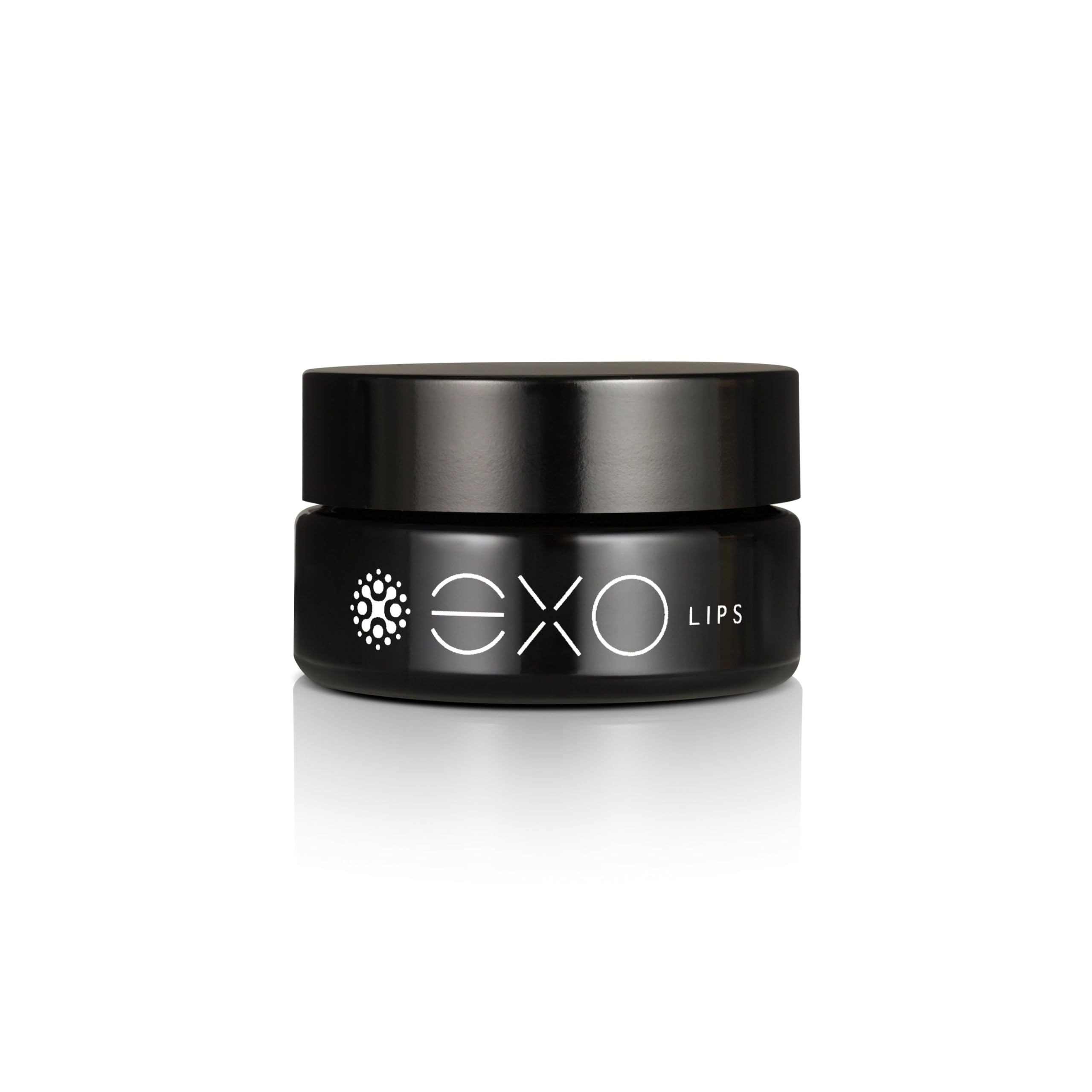 EXO LIPS montre sa bouteille de 15 ml prête à hydrater rapidement les lèvres.