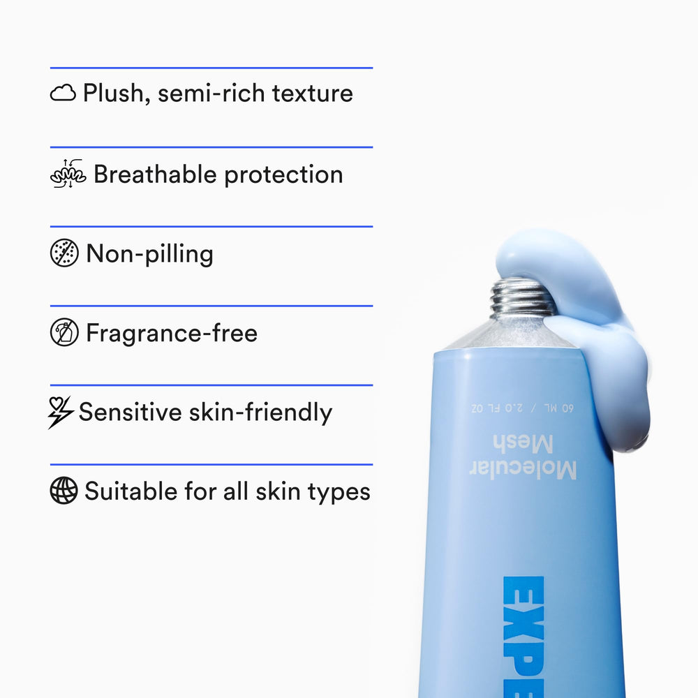 Soin végétalien sans parfum Experiment Barrière Moléculaire pour peaux sensibles.