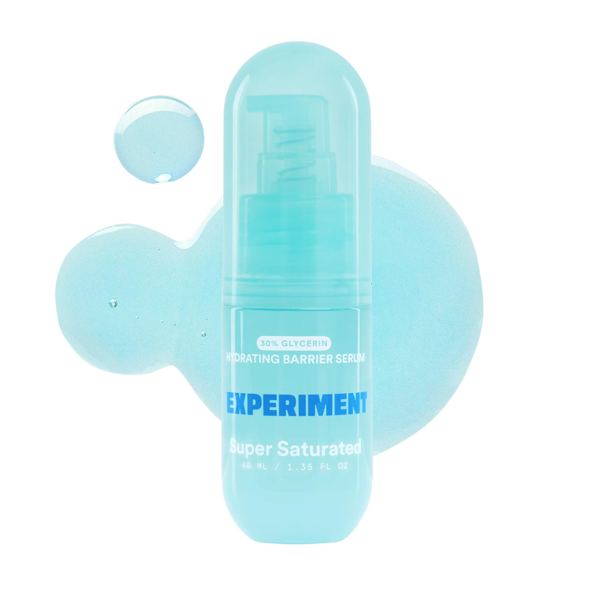 Sérum Experiment barrière Ultra Hydratant — bouteille pompe, application facile et hydratation durable.