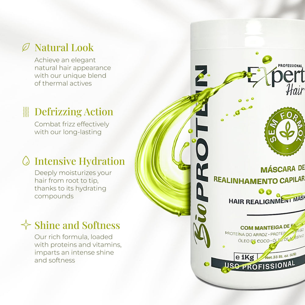 Expert Hair Bio Protein Botox : crème d'application nourrissante pour cheveux sensibles.