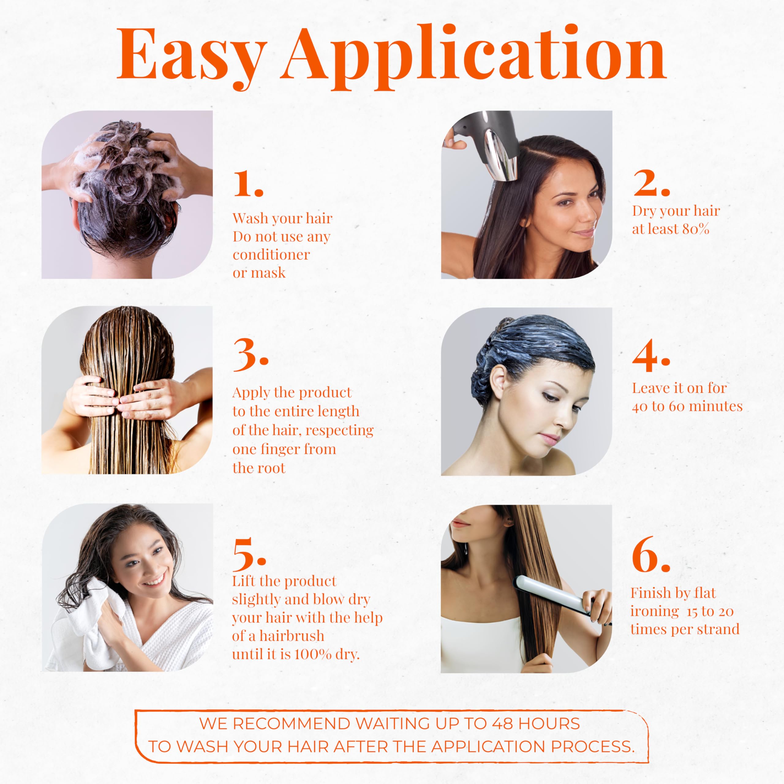Hydratation en profondeur des mèches par Expert Hair Keratin Smooth Botox.