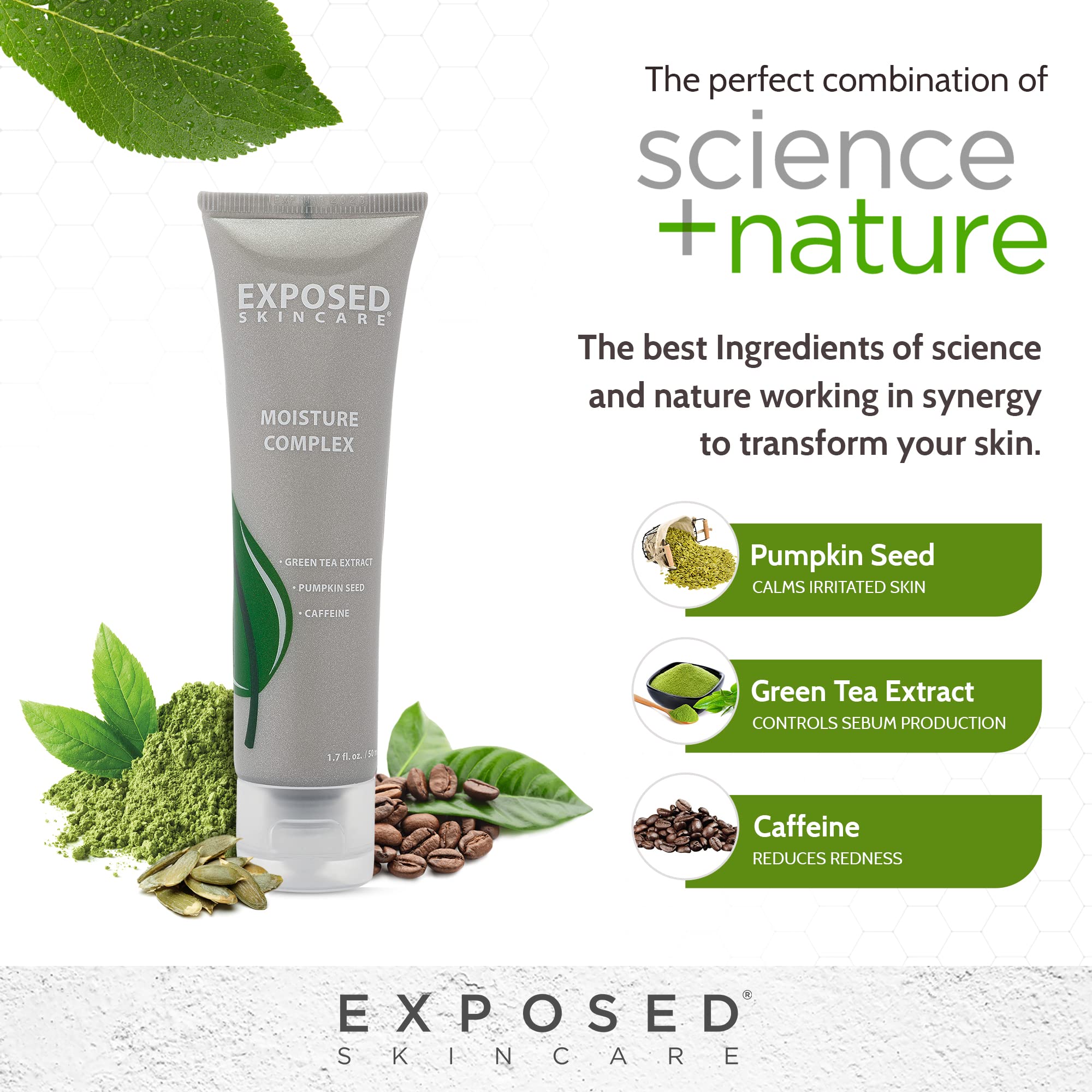 Exposed Skin Care – Utilisation quotidienne prête à l’emploi pour un éclat discret.