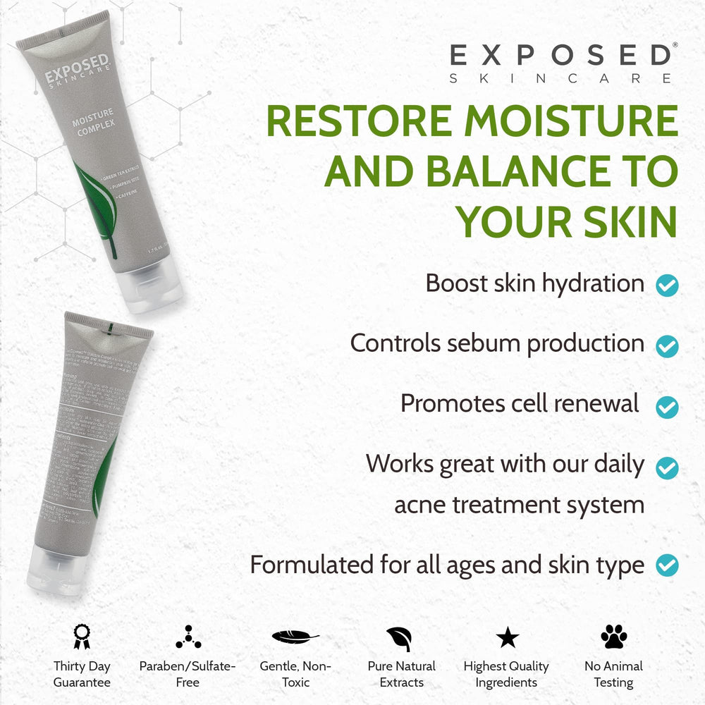 Exposed Skin Care – Hydratation légère avec extrait de graines de citrouille.