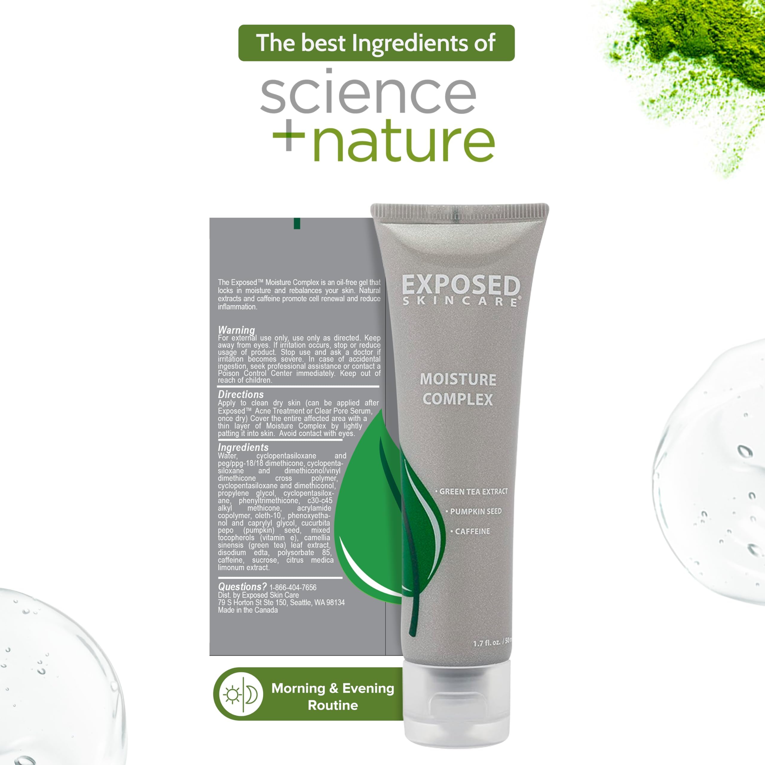 Exposed Skin Care – Graines de citrouille pour nourrir la peau en profondeur.