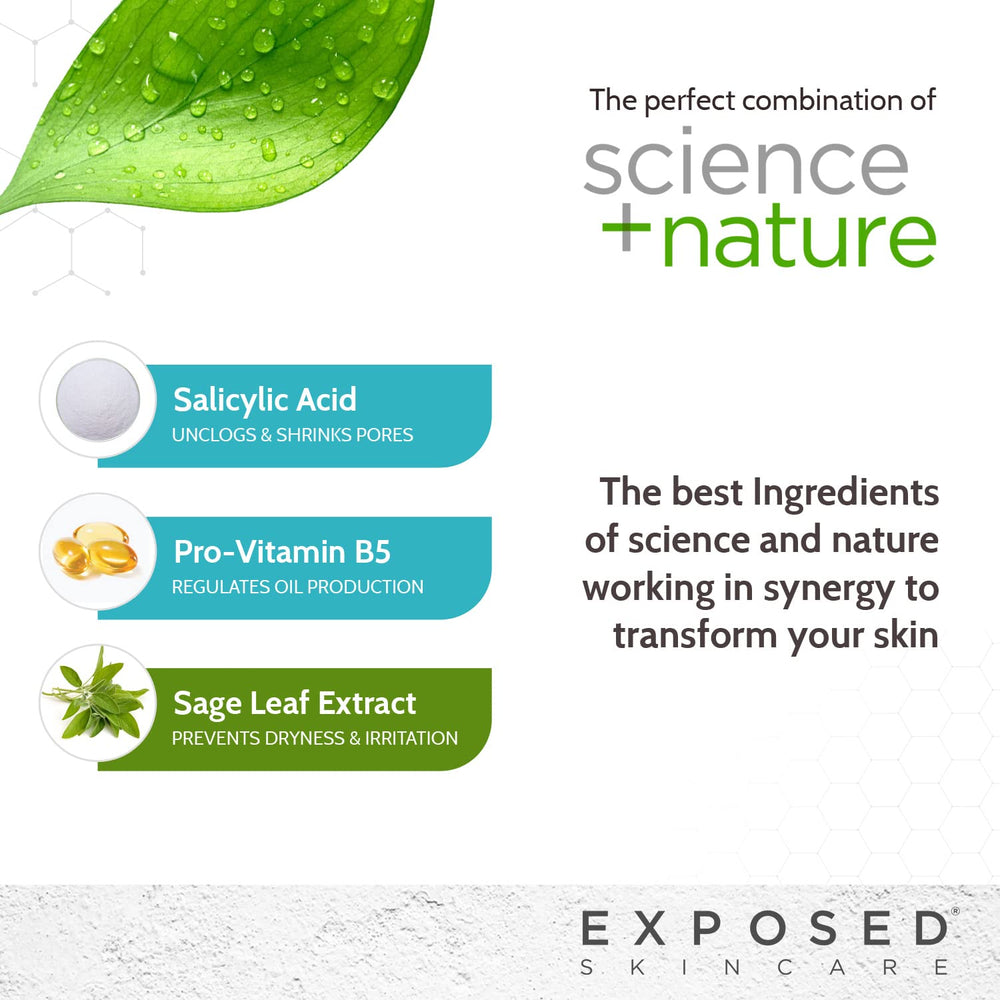 Exposed Skin Care combat les brillances et l’excès de sébum.