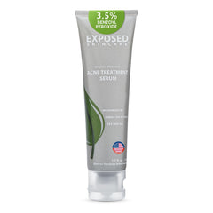 Exposed Skin Care acne serum bottle ready for targeted spot treatment