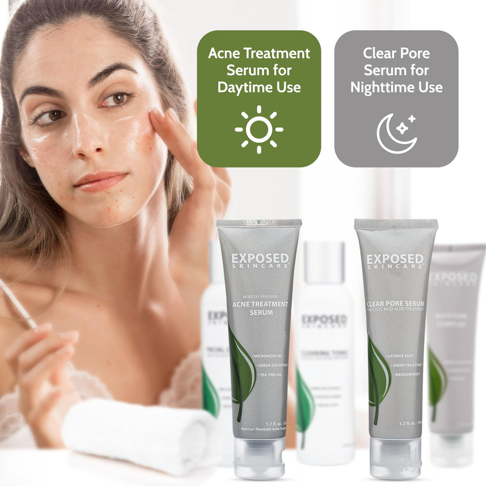 Exposed Skin Care emballage cruelty-free reflétant l'engagement éthique.