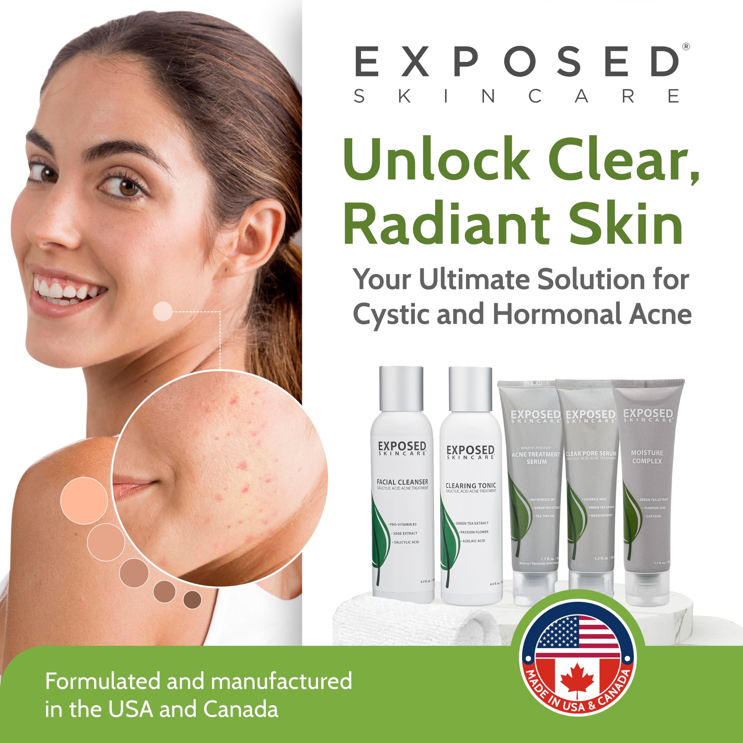 Exposed Skin Care guide d'utilisation simple pour une routine quotidienne efficace.